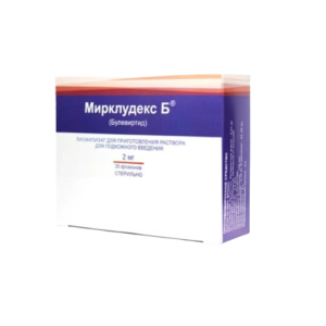 Mircludex B 2 მგ 30 ფლაკონი. (ბულევირტიდი / Bulevirtide)