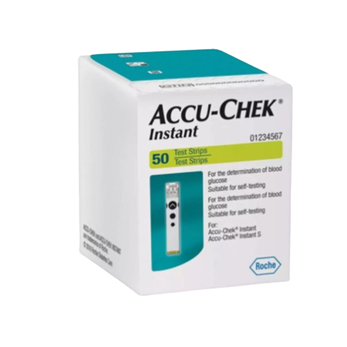 Accu-Chek® Instant -ის მომენტალური სისხლში გლუკოზის საზომი ჩხირები - 50 ჩხირი