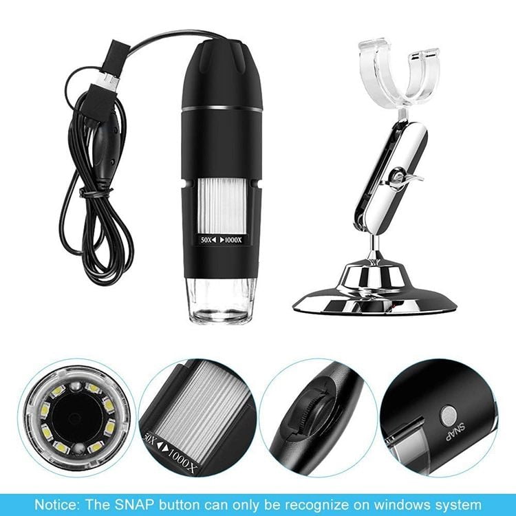 პორტატული ციფრული მიკროსკოპი 1000X-USB - Image 3
