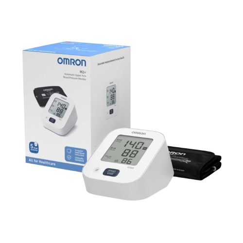 OMRON M2+ მკლავის არტერიული წნევის მონიტორი