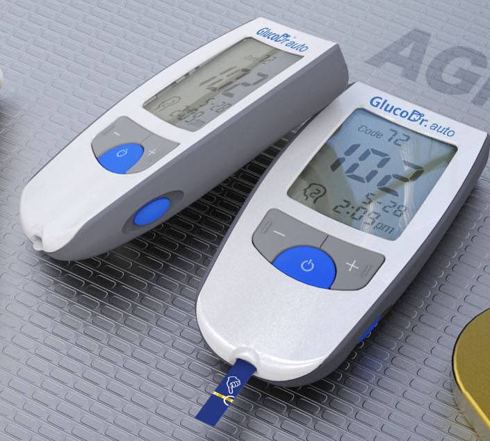 გლუკომეტრი GlucoDr. Auto A (AGM-4000) 25 ტესტ ფირფიტა, 10 ლანცეტი, საჩხვლეტი კალამი, შესანახი ჩანთა - Image 6