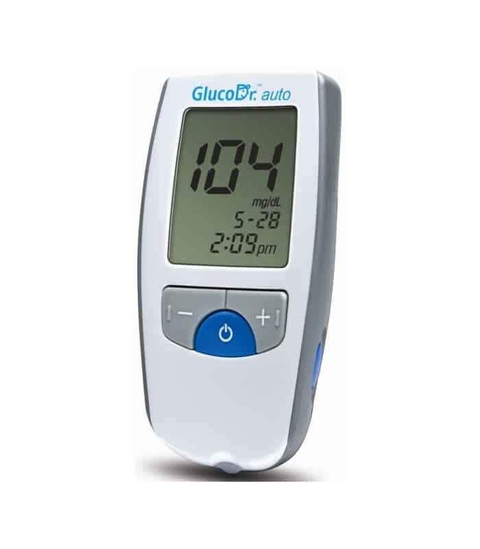 გლუკომეტრი GlucoDr. Auto A (AGM-4000) 25 ტესტ ფირფიტა, 10 ლანცეტი, საჩხვლეტი კალამი, შესანახი ჩანთა - Image 5