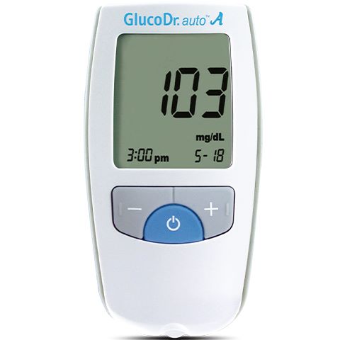 გლუკომეტრი GlucoDr. Auto A (AGM-4000) 25 ტესტ ფირფიტა, 10 ლანცეტი, საჩხვლეტი კალამი, შესანახი ჩანთა - Image 4